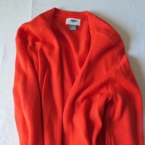 Orange Cardigan